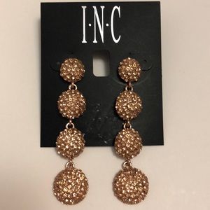 INC Earrings Rose Gold